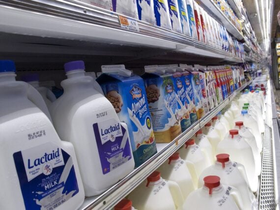 Milk Aisle Grocery Store