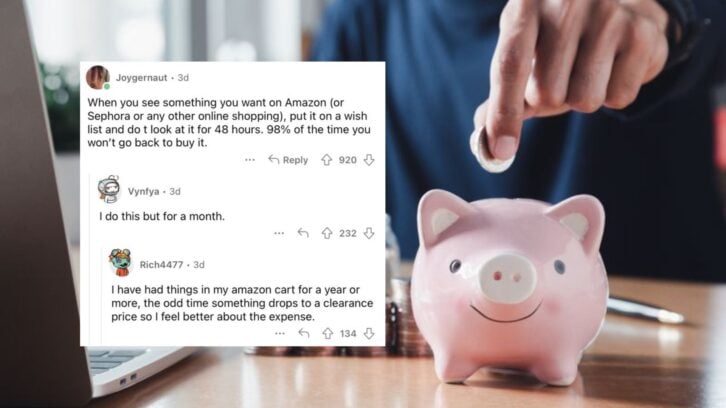 Hand putting coins in a piggy bank for save money and Saving Money concept.
