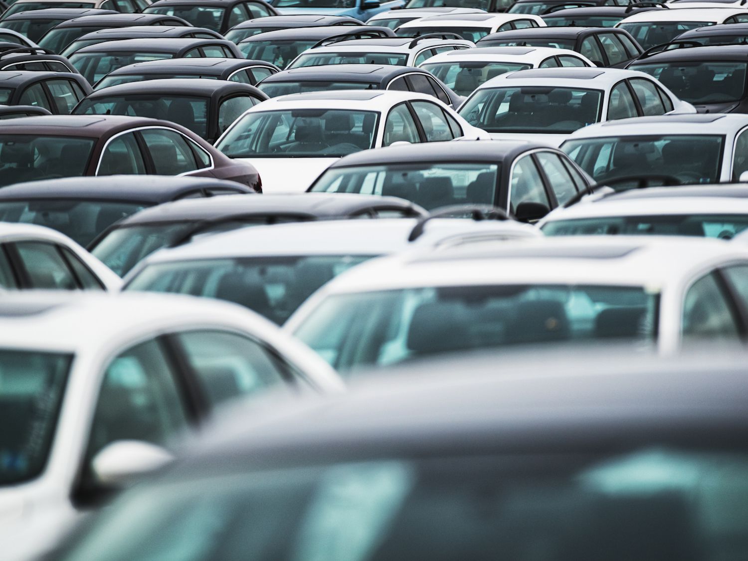 A massive lot of recalled vehicles.