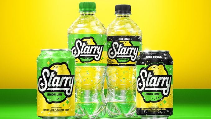 lemon lime Starry soda