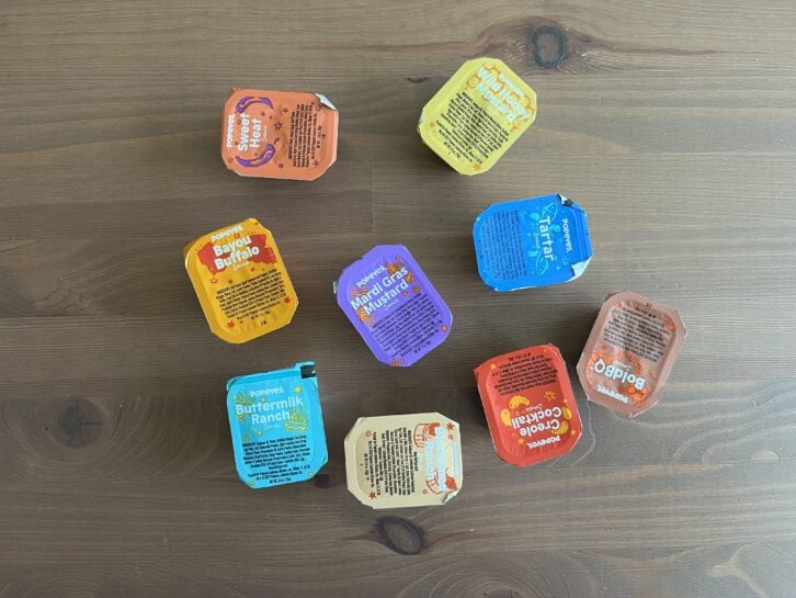 Popeyes sauces