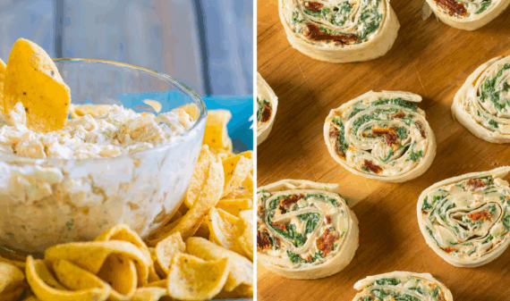 Delicious Potluck Recipes diptych
