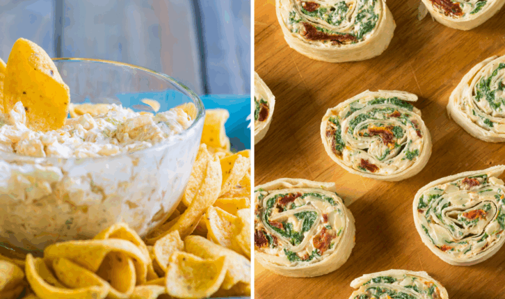 Delicious Potluck Recipes diptych