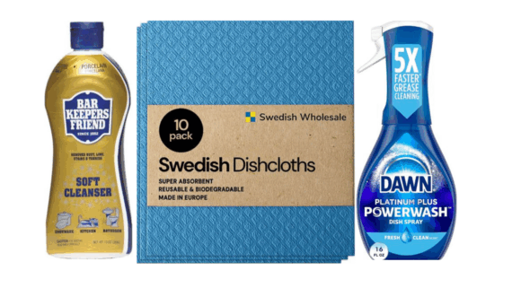 20 Wallet-Friendly Products Everyone Should Own, like Dawn Power Wash, Swedish Dish Cloths, and Bar Keepers Friend