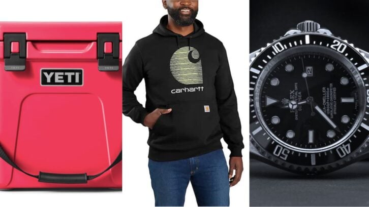 Popular Brands That Were Originally Designed for Professionals, including Yeti, Carhartt, and Rolex