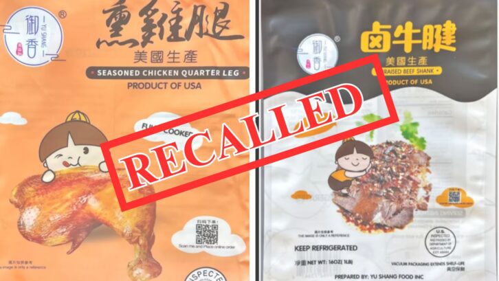 Yu Shang Food, Inc. Meat Recall