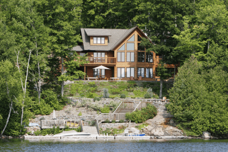 Vacation home at a lake