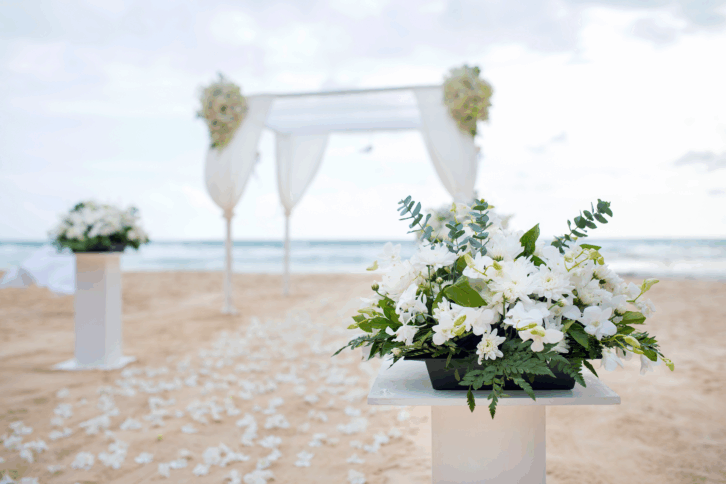 Beach wedding