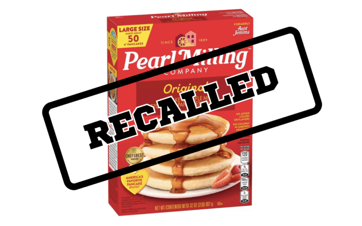 Recalled Pancake Mix