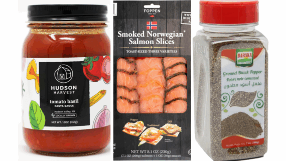 Every Major Food Recall You Should Know About Right Now, like Hudson Harvest, Foppen Smoked Norwegian Salmon Slices, and Baraka Ground Black Pepper