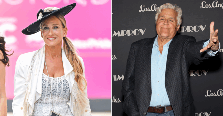 Sarah Jessica Parker, New York City, 2024 and Jay Leno, Los Angeles, 2023