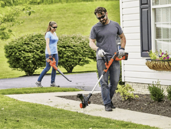 Cordless String Trimmer & Sweeper Combo Kit