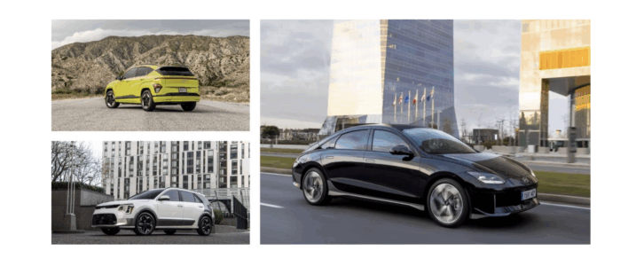 Hyundai Kona Electric, Kia Niro EV, Hyundai Ioniq 6