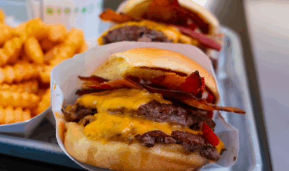 Shake Shack Double Bacon Cheeseburgers