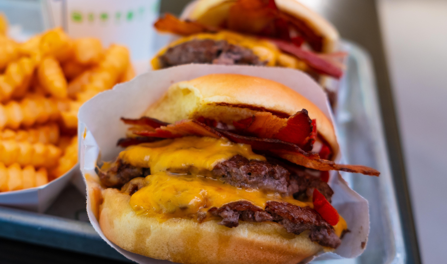 Shake Shack Double Bacon Cheeseburgers