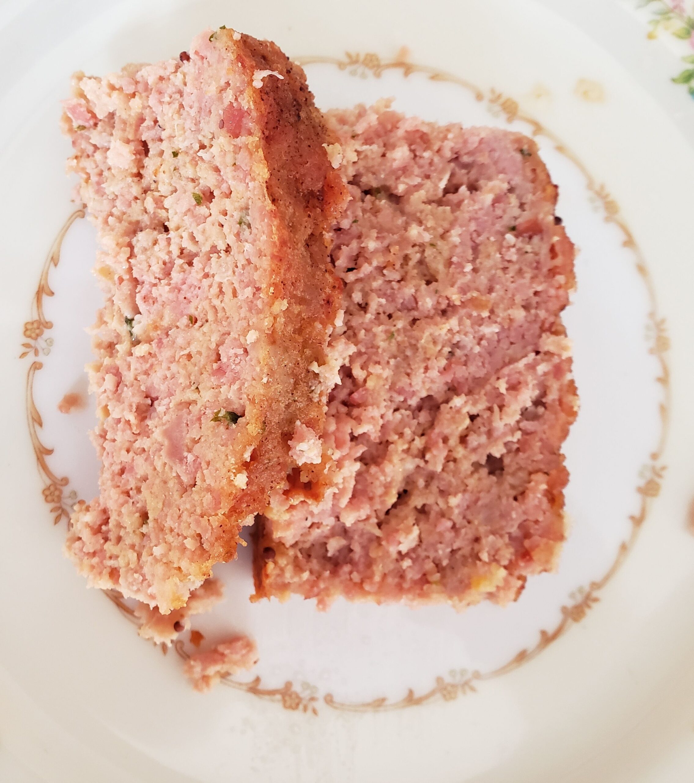 slices of ham loaf