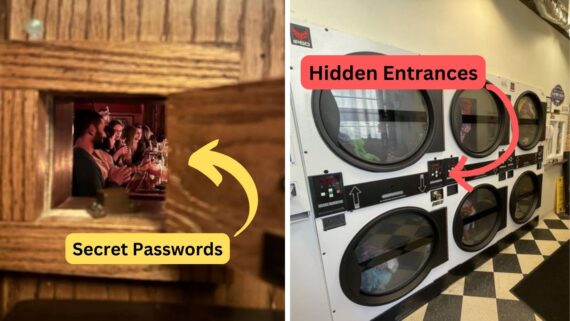 Secret entrances to hidden bars
