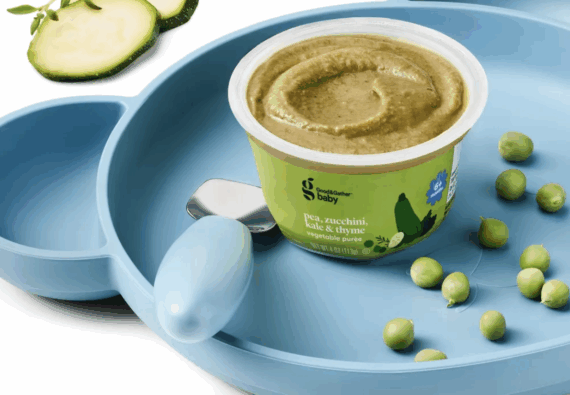 Good & Gather Pea Zucchini Kale & Thyme Baby Food