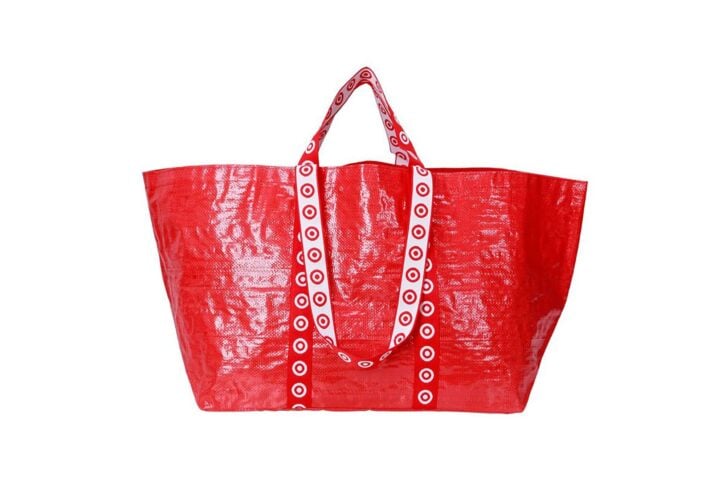 New Target Extra Large Recycled Reusable Bag Red