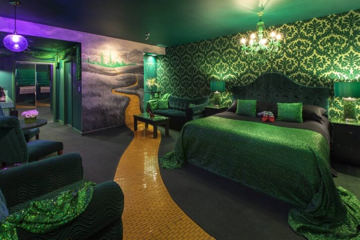 Interior of The Wizard's Emeralds of The Roxbury, Roxbury, New York