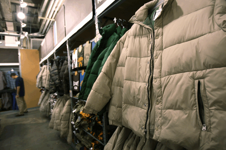 Winter clothing at Old Navy