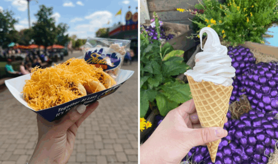 Best Theme Park Food diptych