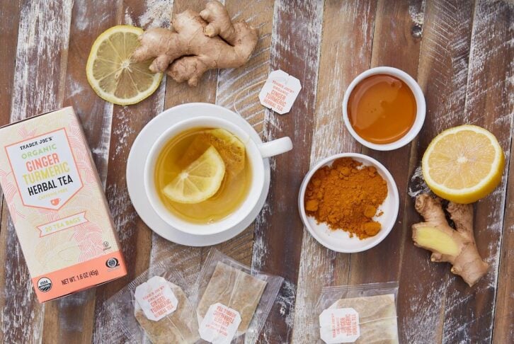 Organic Ginger Turmeric Herbal Tea from Trader Joe's