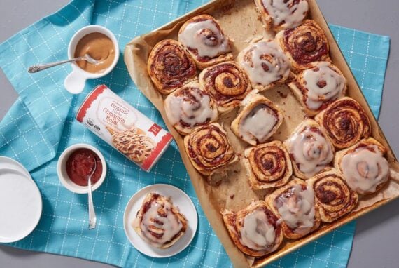 Trader Joe's organic jumbo cinnamon rolls