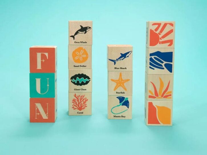 Uncle Goose Ocean Blocks