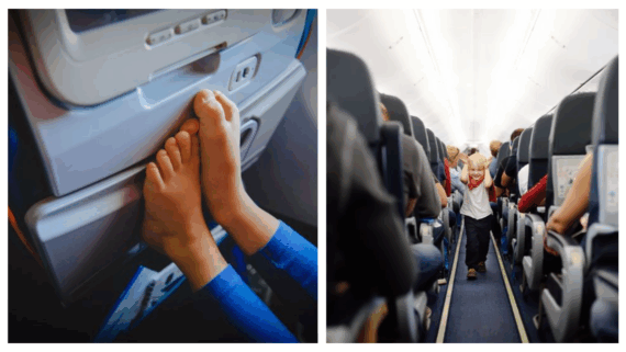 things not to let kids do on a plane cover photo