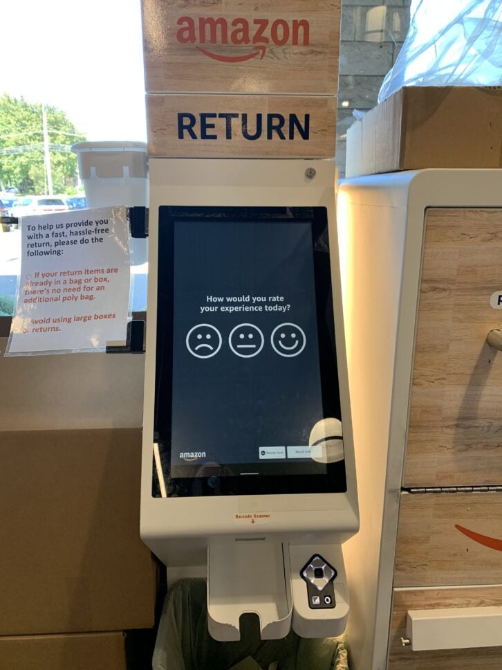 Kiosk for Amazon returns at Whole Foods