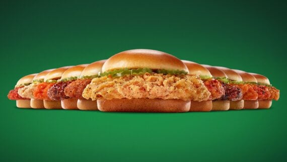 Wingstop Chicken sandwich