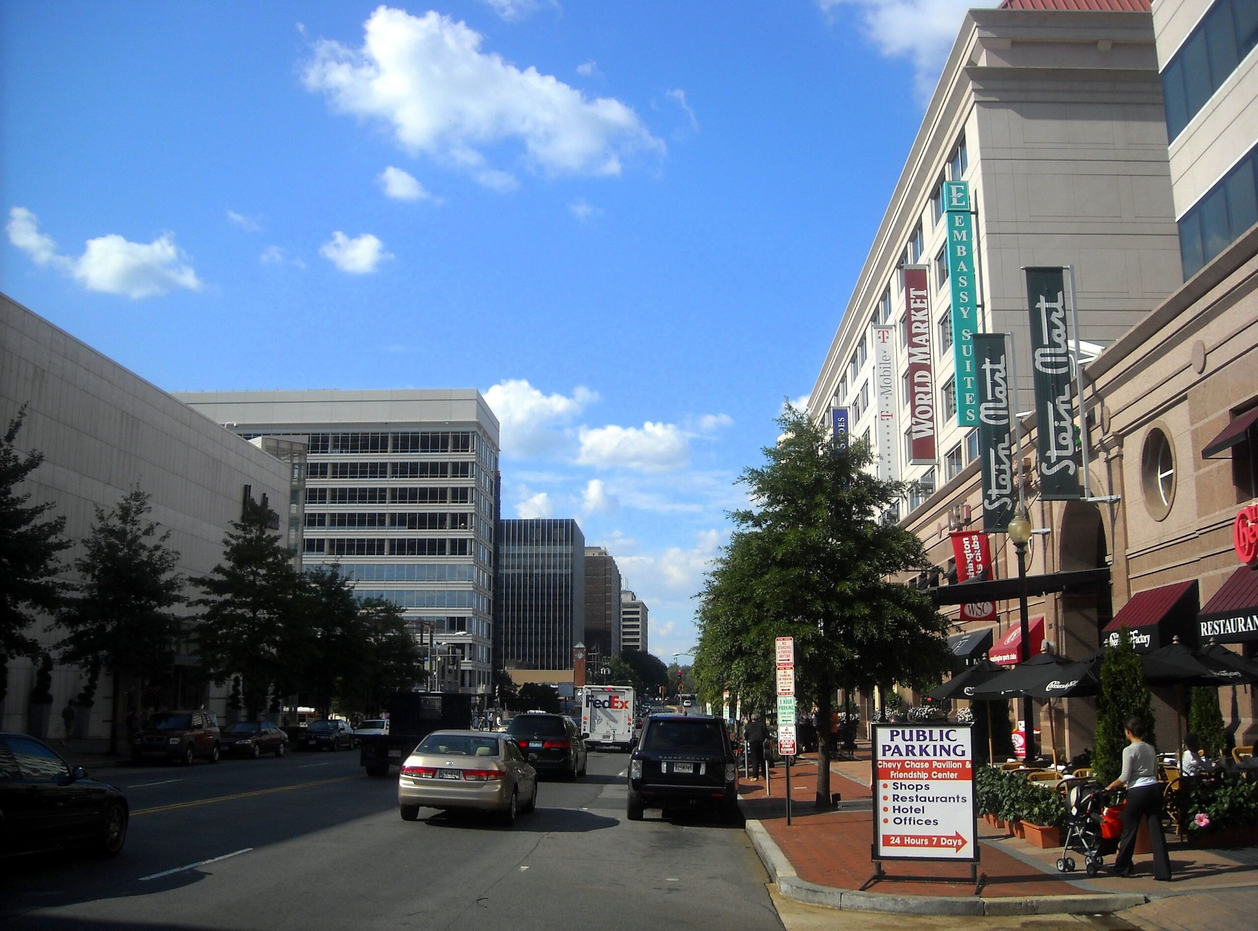 Wisconsin Avenue In Friendship Heights