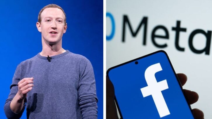 Mark Zuckerberg / Meta Logo