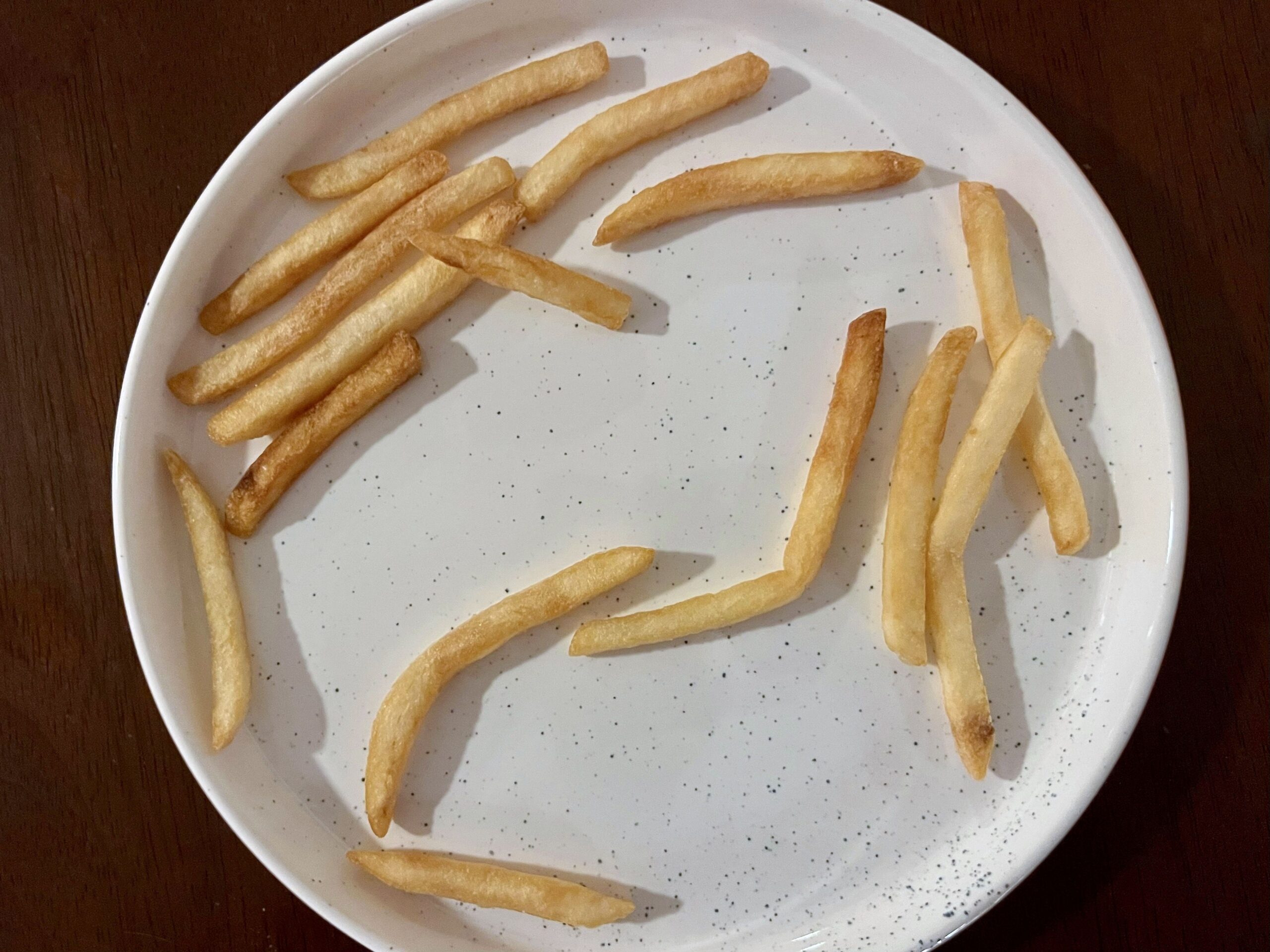 fries reheated in an air fryer
