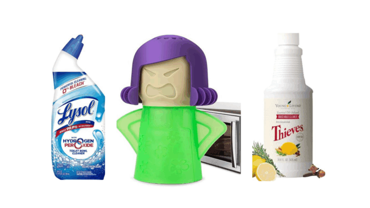 25 Cleaning Products You'll Want to Try Yourself, like Lysol Hydrogen Peroxide Solution, Angry Mama Microwave Cleaner, and Thieves Household Cleaner