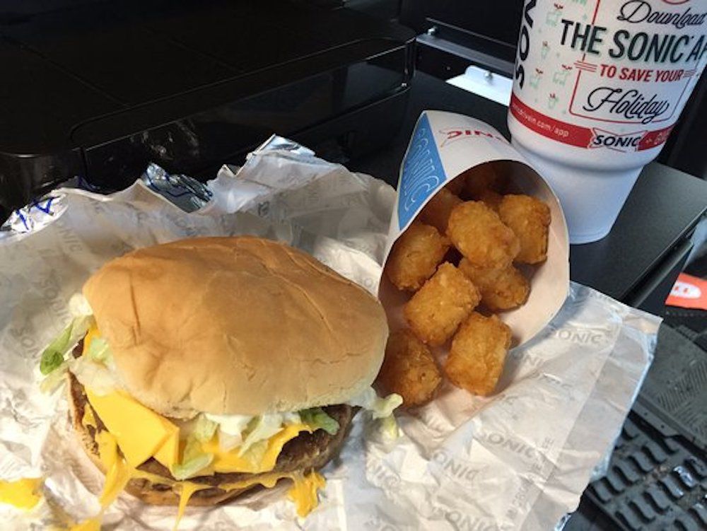 Sonic Cheeseburger Tots