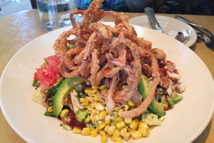 Barbecue Ranch Chicken Salad from the Cheesecake Factory