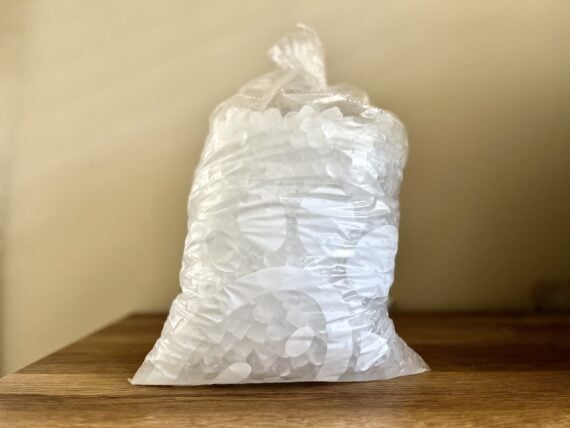 a 5 lb bag of nugget ice from chick-fil-a