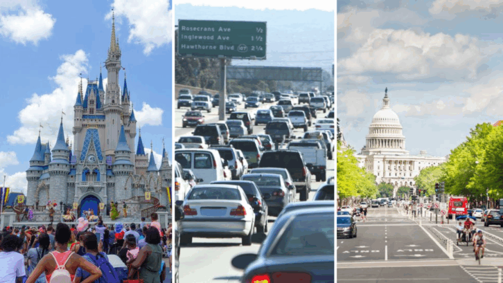 8 American Cities to Avoid at All Costs This Summer, like Orlando, Los Angeles, and Washington, D.C.