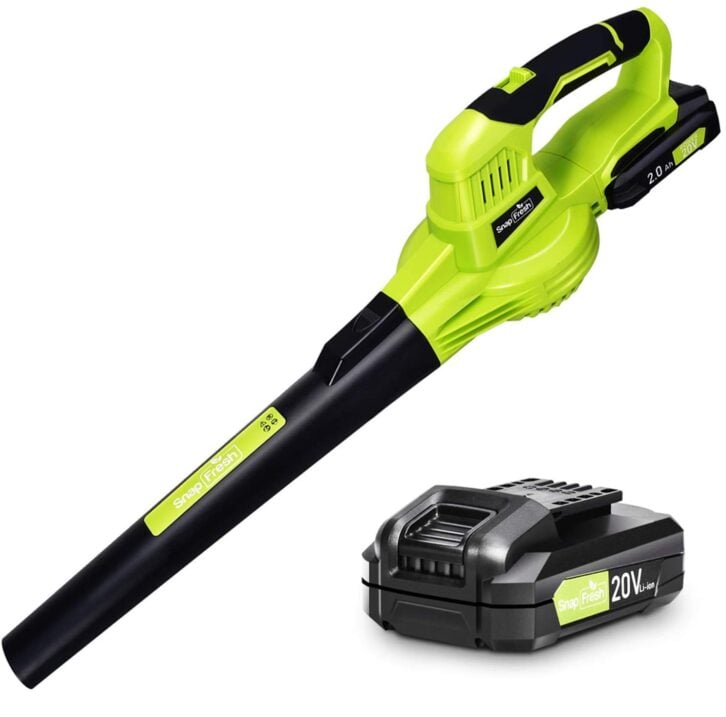 SnapFresh 20V lithium cordless leaf blower