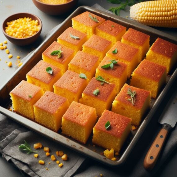 cornbread by bing image creator