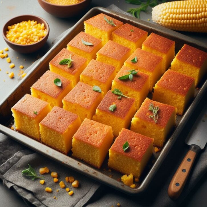cornbread by bing image creator