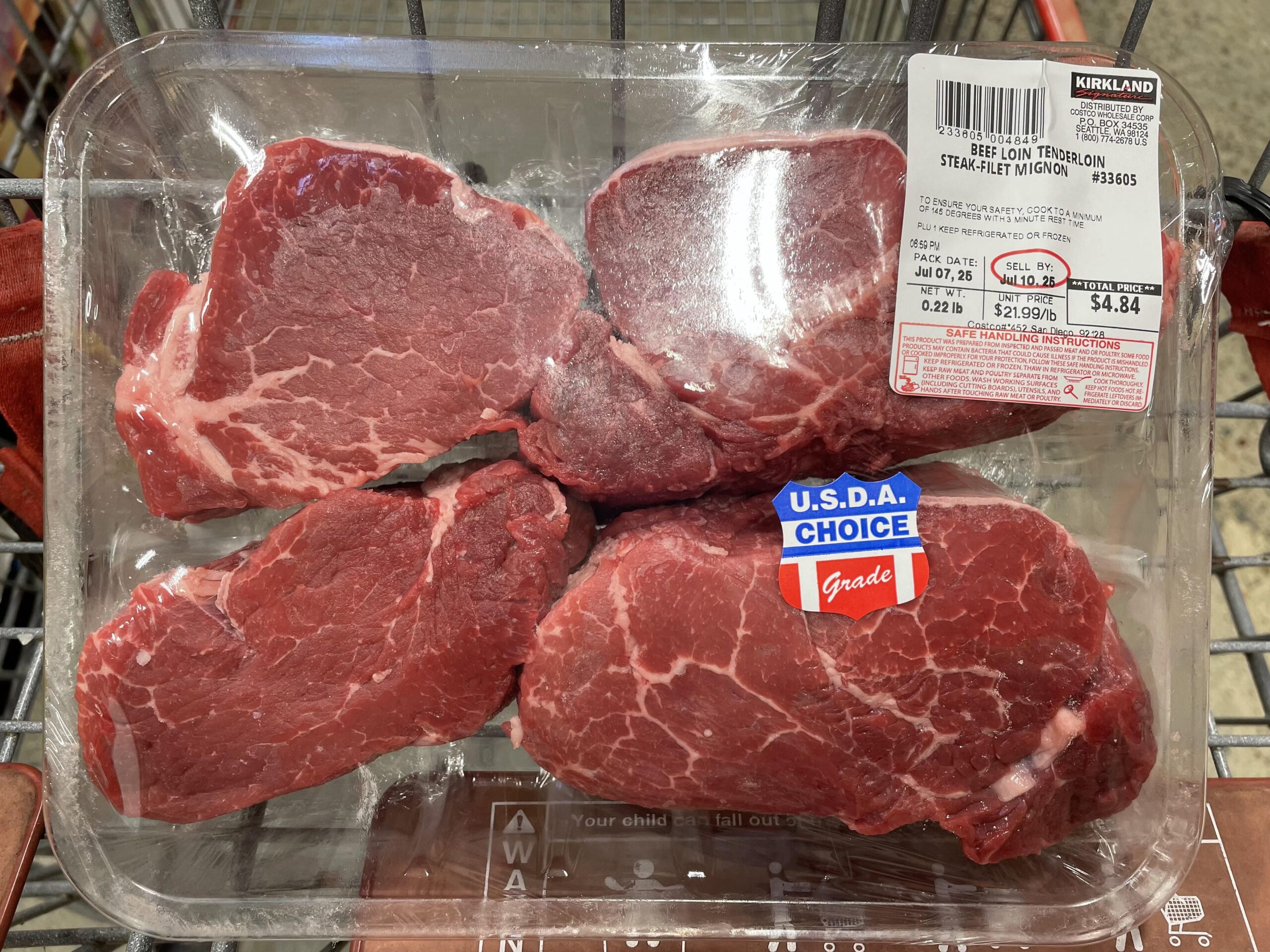 Costco Filet Mignon Steak