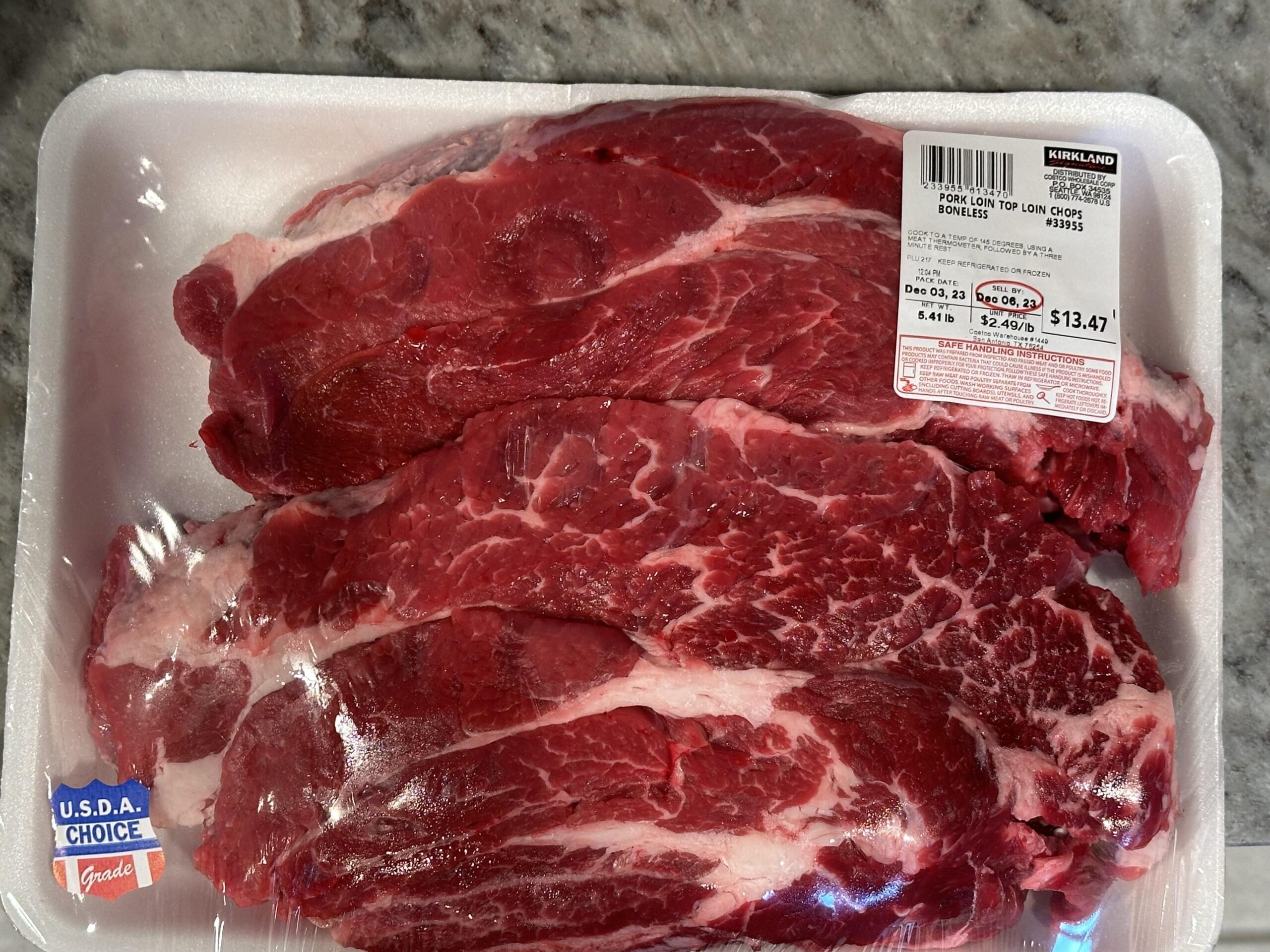 Costco Pork Chops