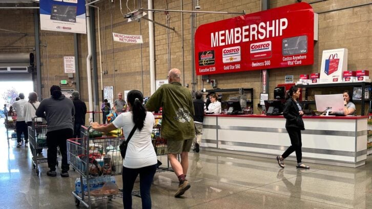 Costco membership kiosk