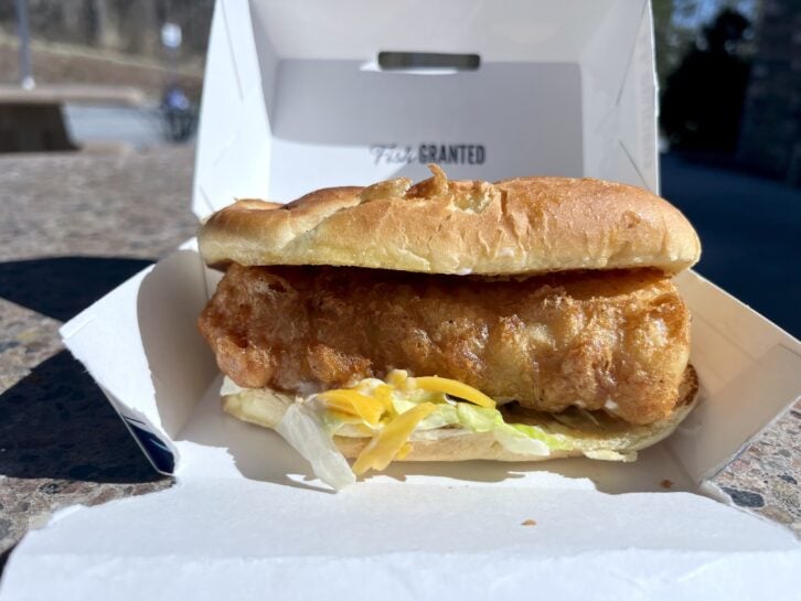 Culver's atlantic cod sandwich