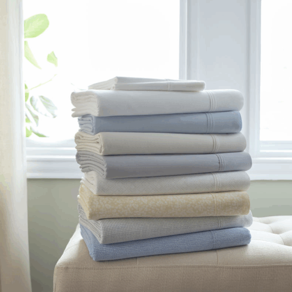 Fieldcrest Cotton Percale Sheet Set