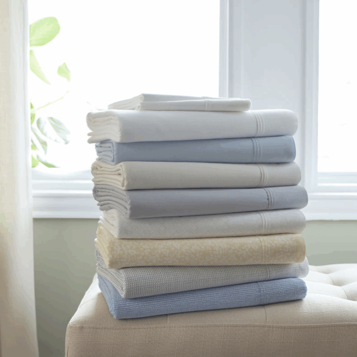 Fieldcrest Cotton Percale Sheet Set
