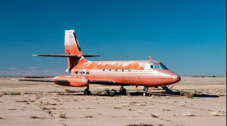 Elvis Presley's orange jet